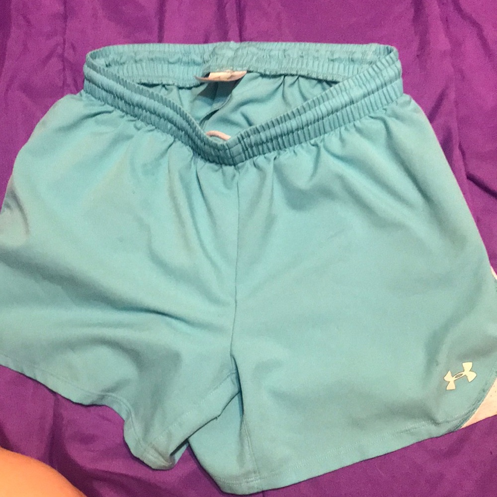 Blue under amour shorts